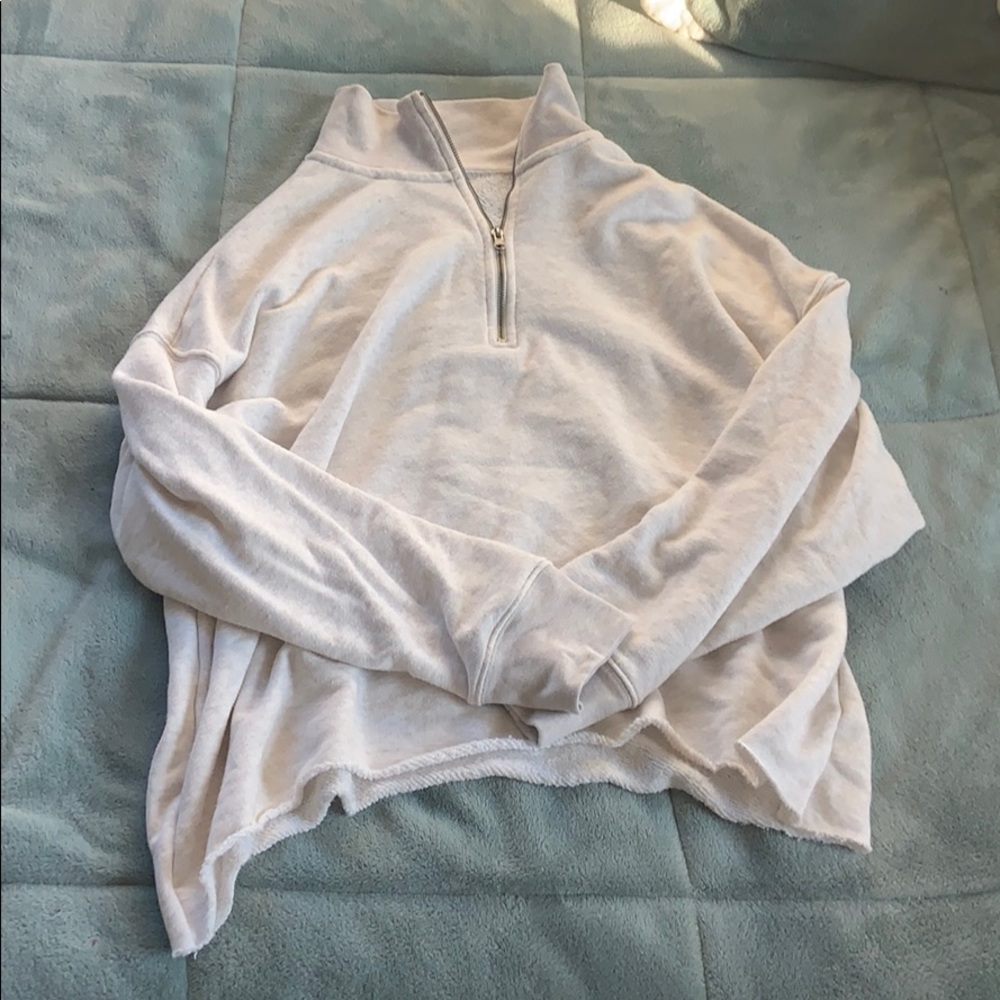 AERIE XS QUARTER ZIP SWEATSHIRT